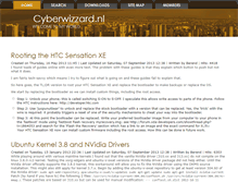 Tablet Screenshot of cyberwizzard.nl